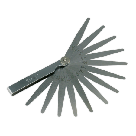 Sealey S0518 13 Blade Feeler Gauge - Imperial