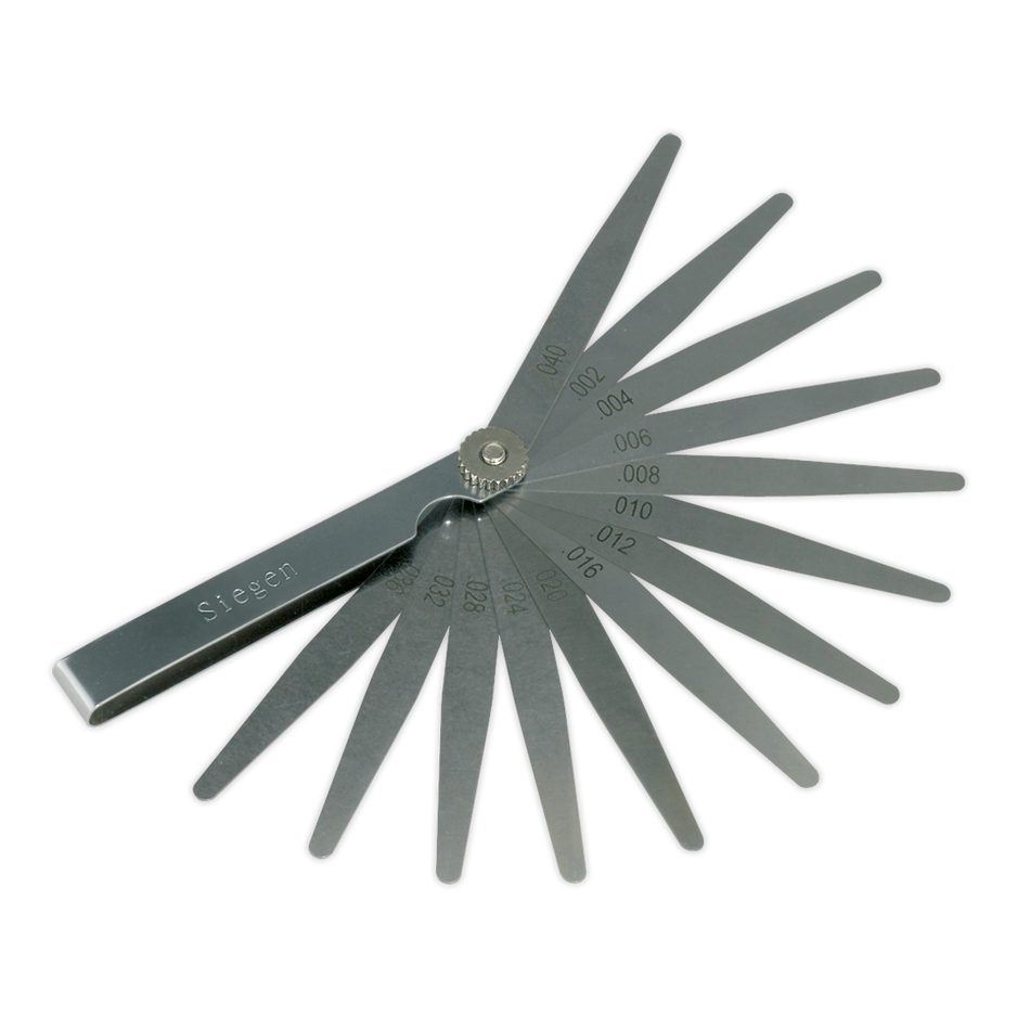 Sealey S0518 13 Blade Feeler Gauge - Imperial
