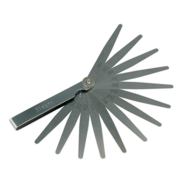 Sealey S0518 13 Blade Feeler Gauge - Imperial