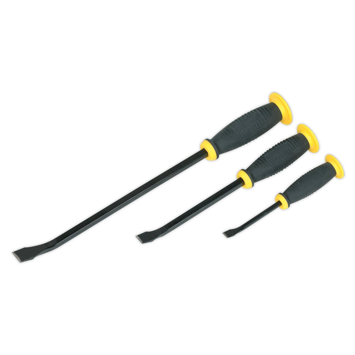 Sealey S0558 3pc Pry Bar Set with Hammer Cap