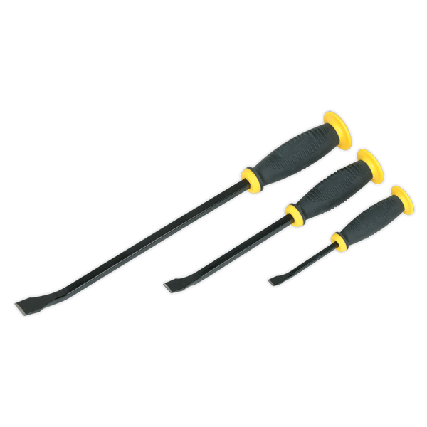Sealey S0558 3pc Pry Bar Set with Hammer Cap