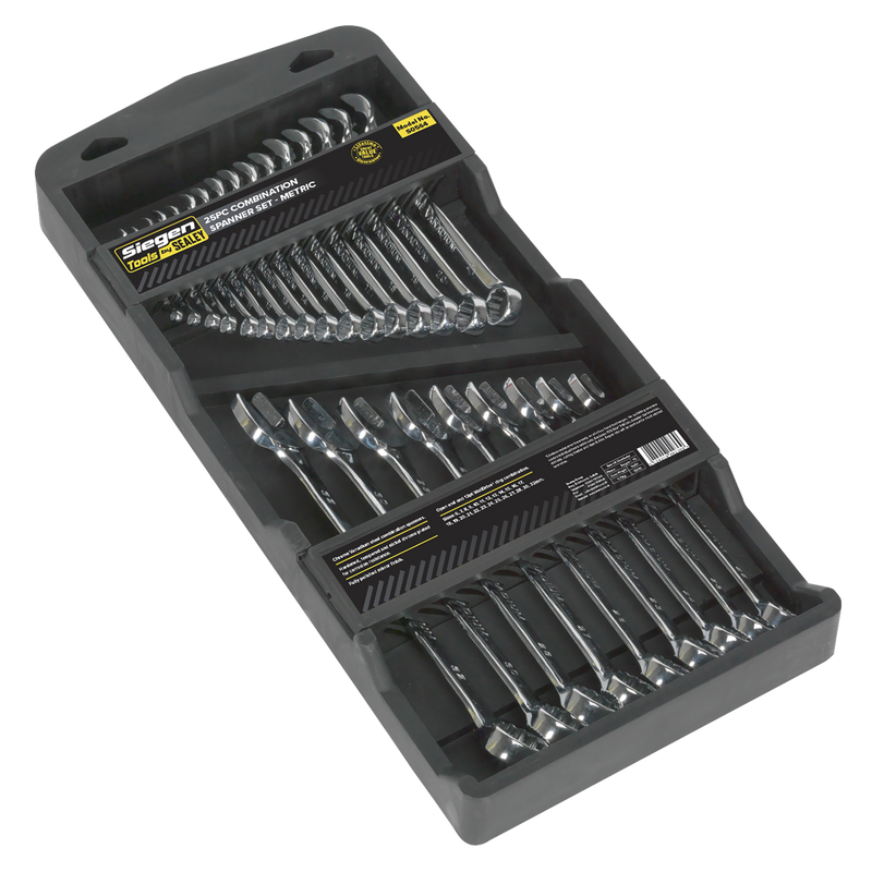 Sealey S0564 25pc Combination Spanner Set