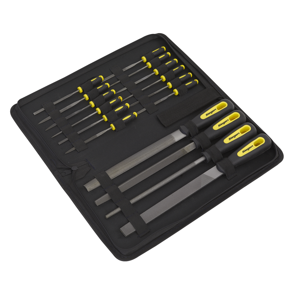 Sealey S05781 16pc Engineer's & Needle File Set