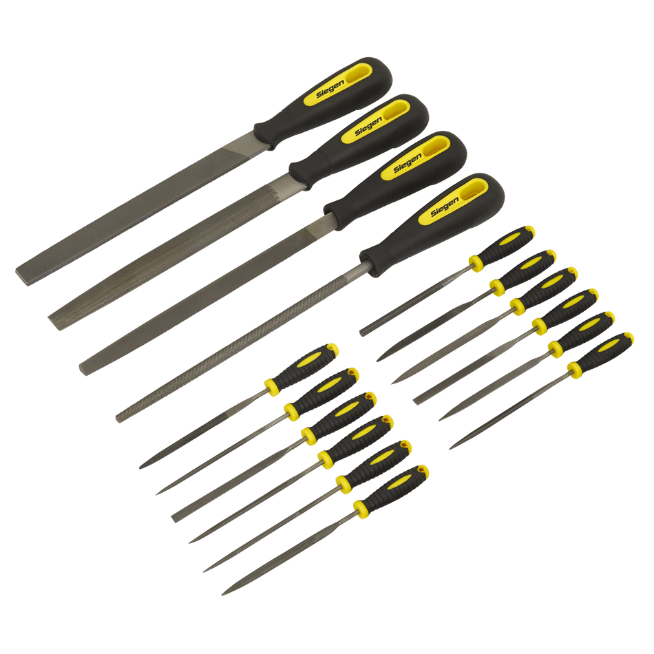 Sealey S05781 16pc Engineer's & Needle File Set