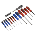 Sealey S0598 23pc Soft Grip Screwdriver & Bit Set