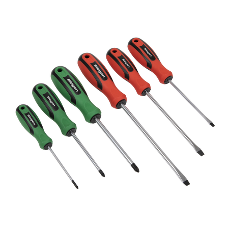 Sealey S0615 6pc Soft Grip Screwdriver Set