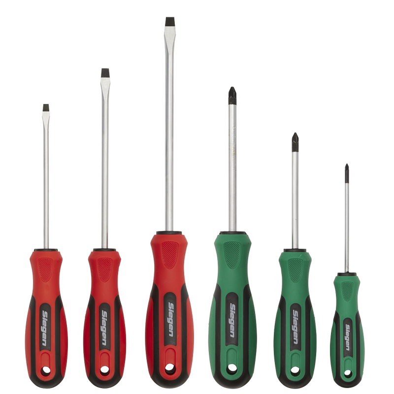 Sealey S0615 6pc Soft Grip Screwdriver Set