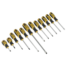 Sealey S0616 12pc Soft Grip Screwdriver Set