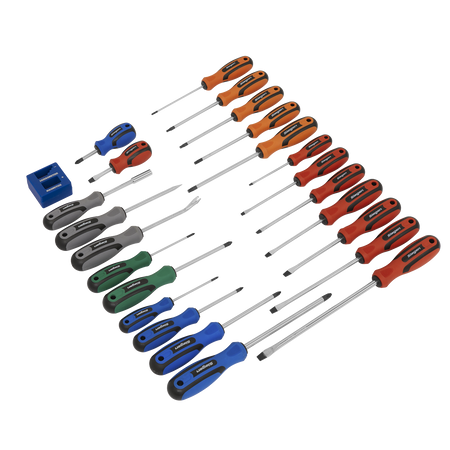 Sealey S0617 24pc Soft Grip Screwdriver Set