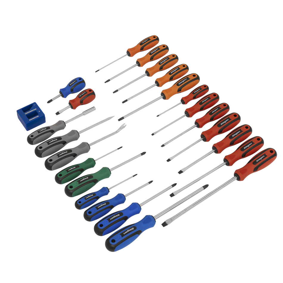 Sealey S0617 24pc Soft Grip Screwdriver Set