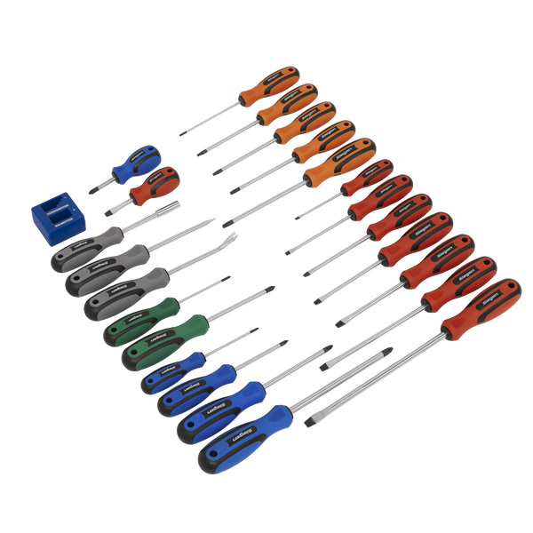 Sealey S0617 24pc Soft Grip Screwdriver Set