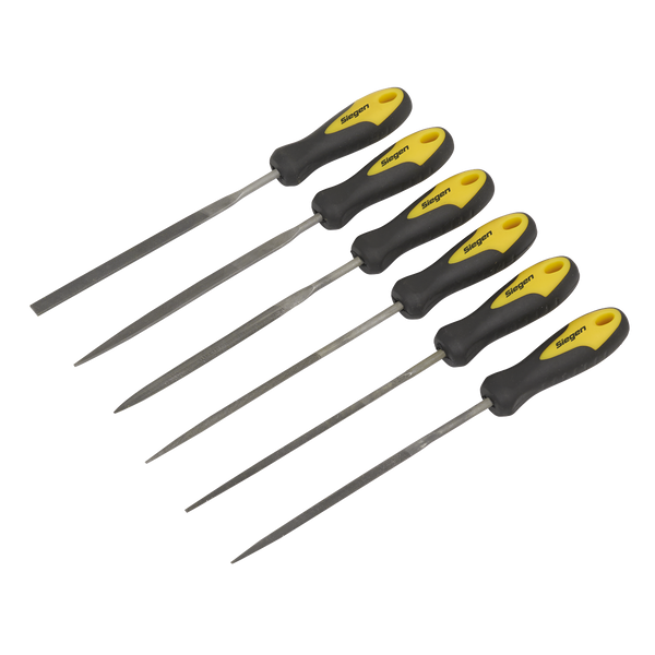 Sealey S0628 6pc Needle File Set