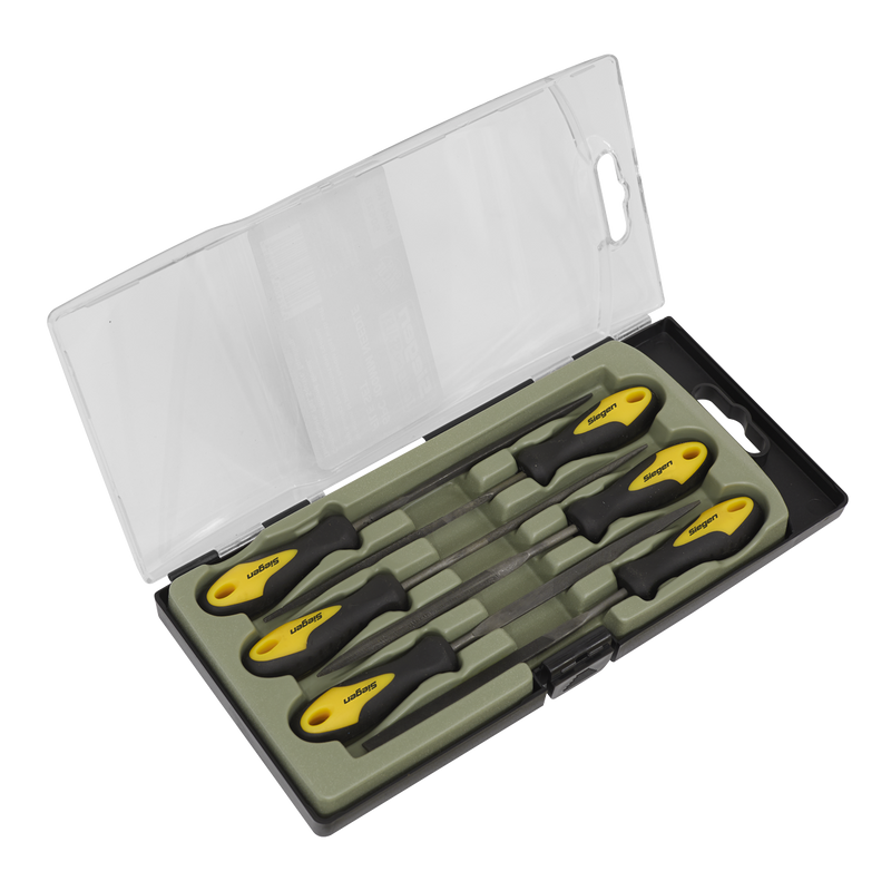 Sealey S0628 6pc Needle File Set
