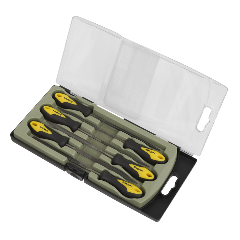Sealey S0628 6pc Needle File Set