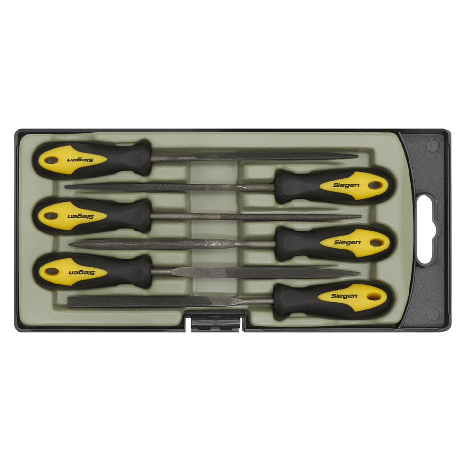 Sealey S0628 6pc Needle File Set