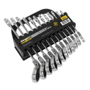 Sealey S0635 12pc Flexi-Head Combination Ratchet Spanner Set