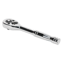 Sealey S0704 1/4"Sq Drive Pear-Head Ratchet Wrench with Flip Reverse
