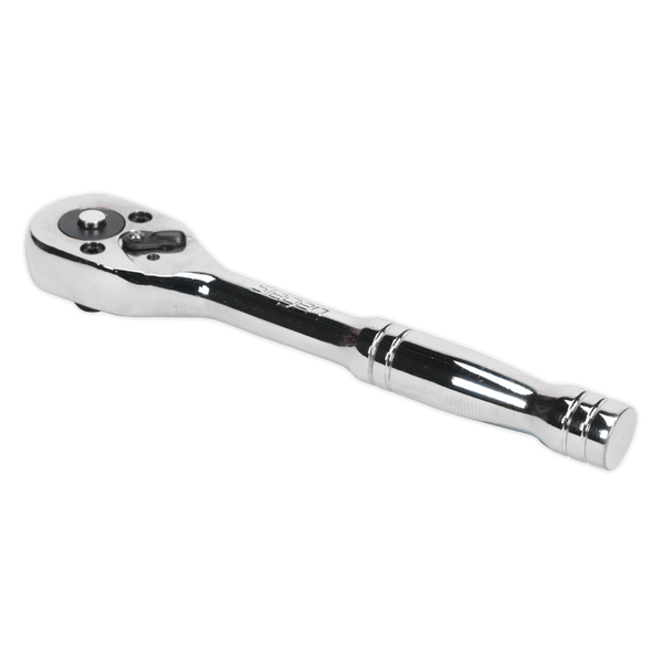 Sealey S0704 1/4"Sq Drive Pear-Head Ratchet Wrench with Flip Reverse