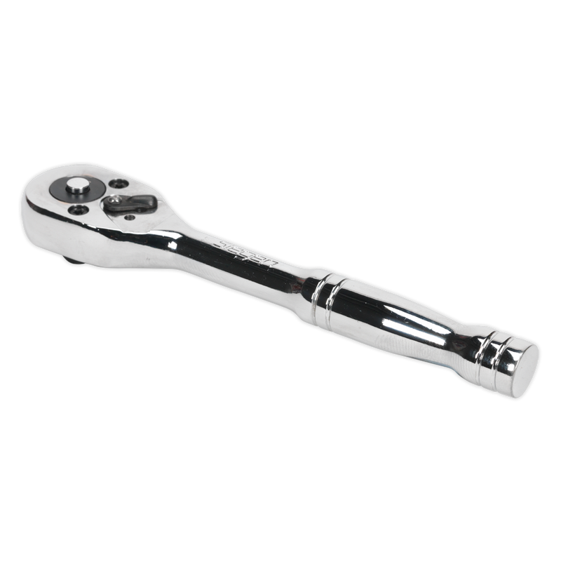 Sealey S0704 1/4"Sq Drive Pear-Head Ratchet Wrench with Flip Reverse