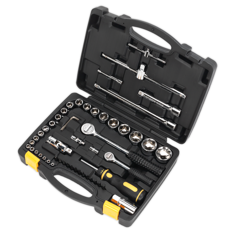 Sealey AP2250BBCOMBO 14 Drawer Topchest & Rollcab Combination with Ball-Bearing Slides & 281pc Tool Kit