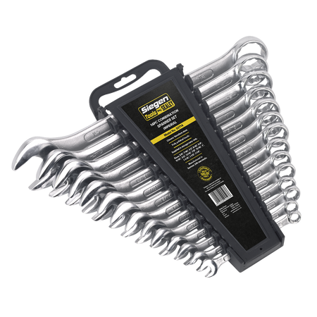 Sealey S0714 14pc Combination Spanner Set - Imperial