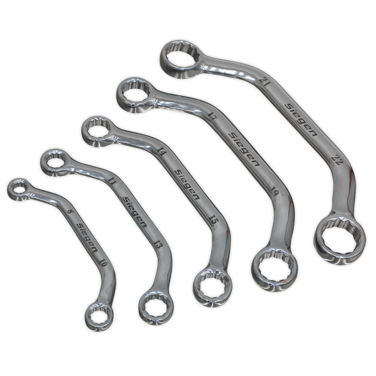 Sealey S0716 5pc Obstruction Spanner Set