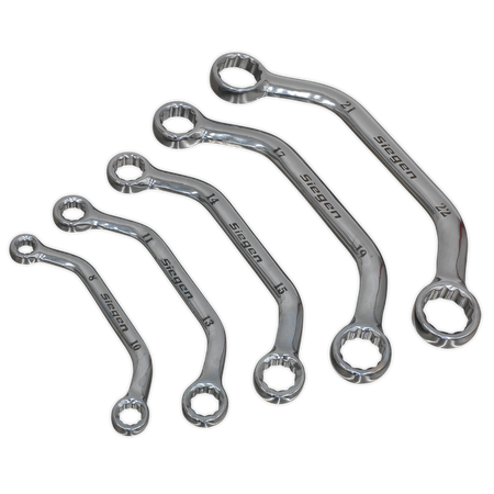 Sealey S0716 5pc Obstruction Spanner Set