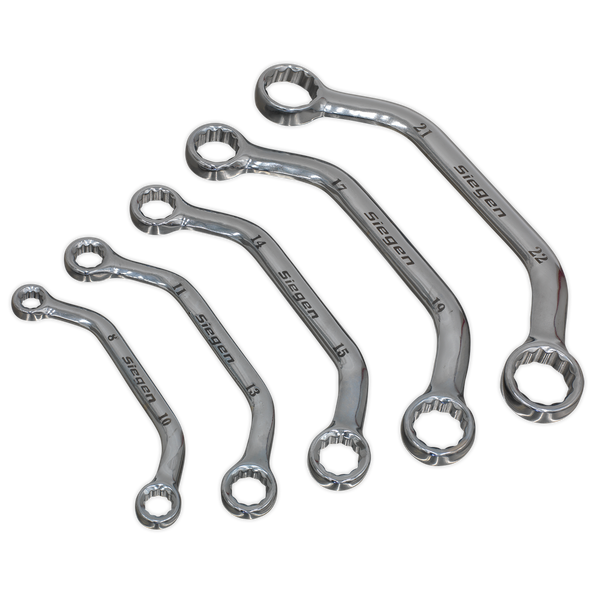 Sealey S0716 5pc Obstruction Spanner Set