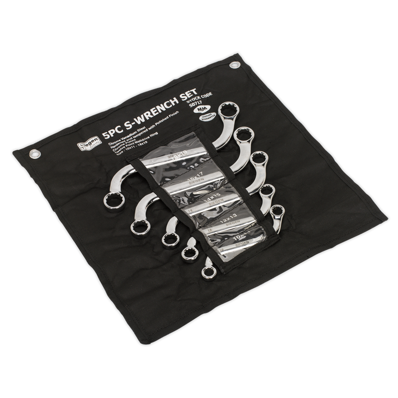 Sealey S0717 5pc S-Spanner Set