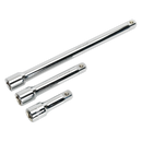 Sealey S0720 3pc 1/2"Sq Drive Extension Bar Set