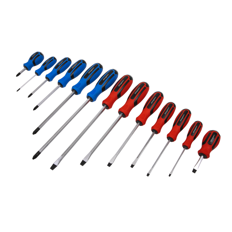 Sealey S0754 13pc Hammer-Thru Screwdriver Set