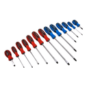 Sealey S0754 13pc Hammer-Thru Screwdriver Set
