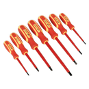 Sealey S0756 7pc Screwdriver Set - VDE Approved