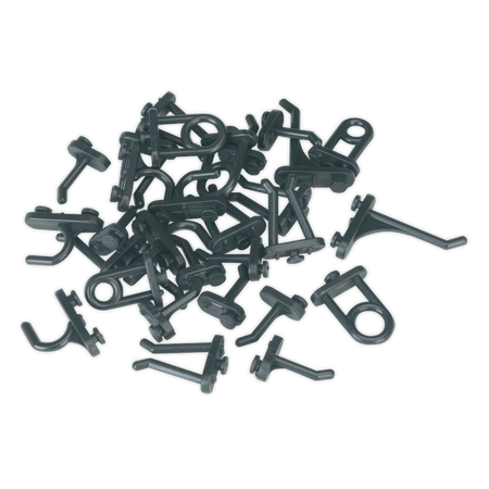 Sealey S0766 30pc Hook Assortment for Composite Pegboard