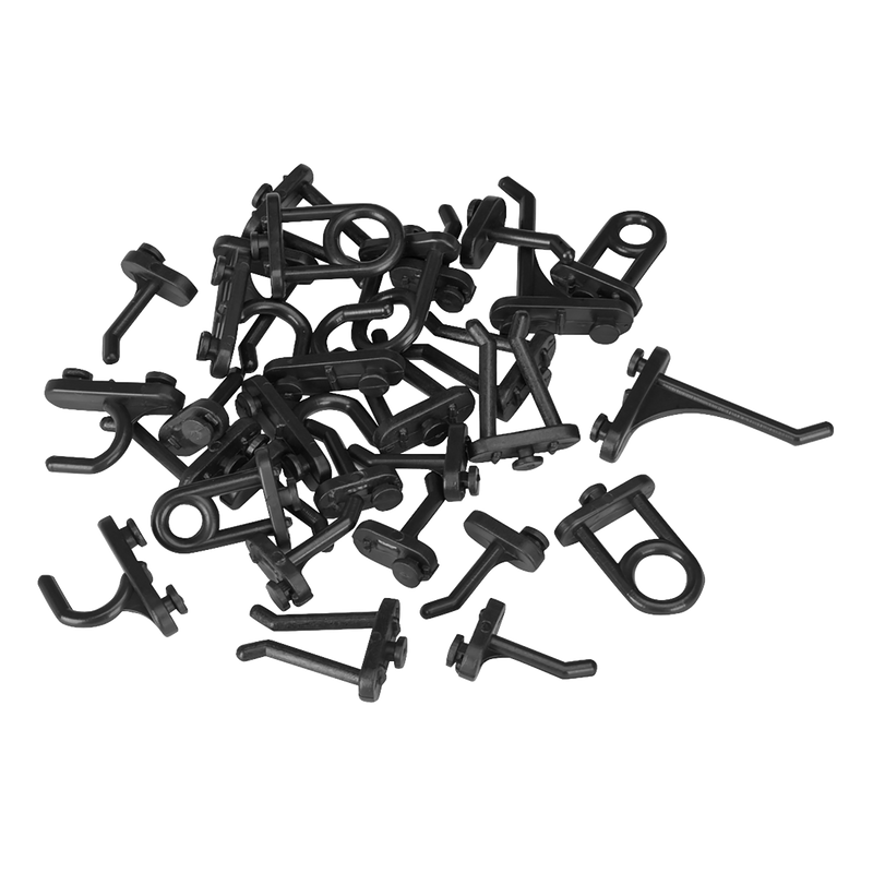 Sealey S0766 30pc Hook Assortment for Composite Pegboard
