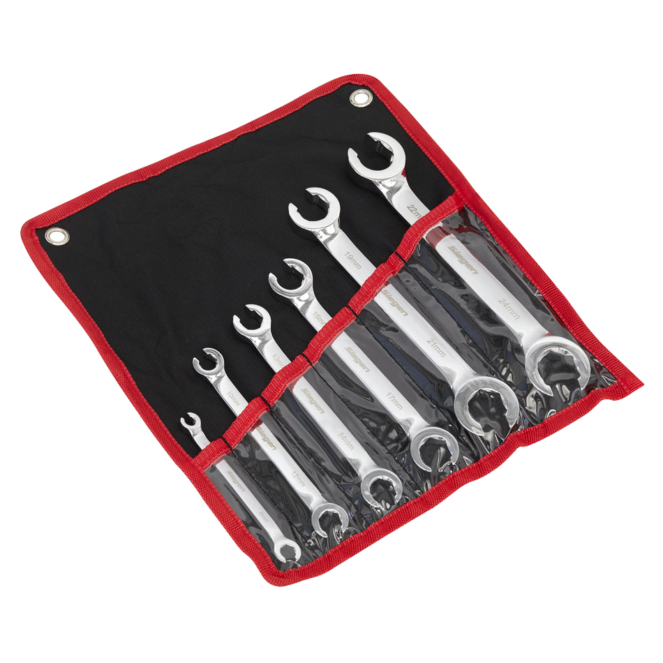 Sealey S0767 6pc Flare Nut Spanner Set