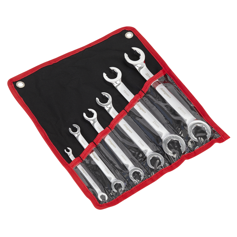 Sealey S0767 6pc Flare Nut Spanner Set