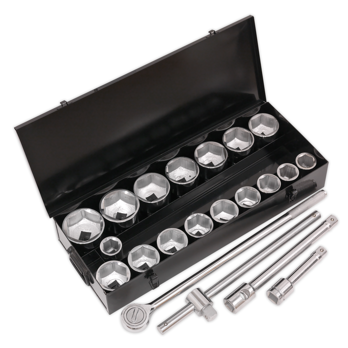 Sealey S0768 21pc 1"Sq Drive Socket Set