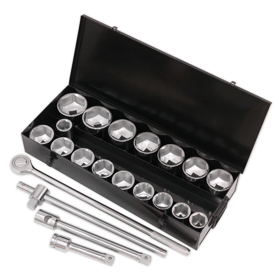 Sealey S0768 21pc 1"Sq Drive Socket Set