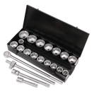 Sealey S0768 21pc 1"Sq Drive Socket Set
