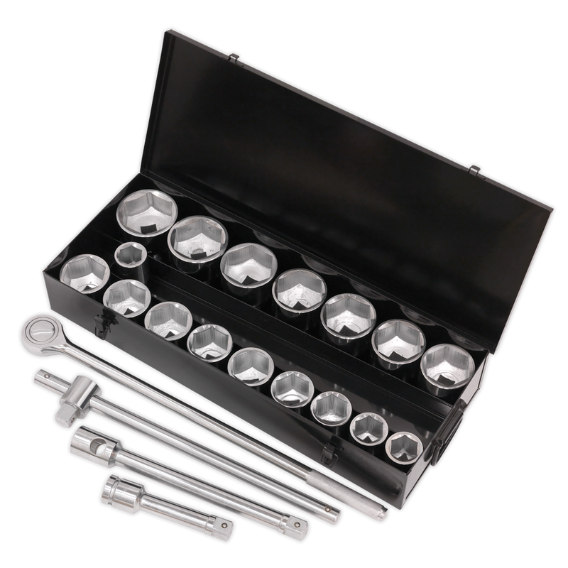 Sealey S0768 21pc 1"Sq Drive Socket Set