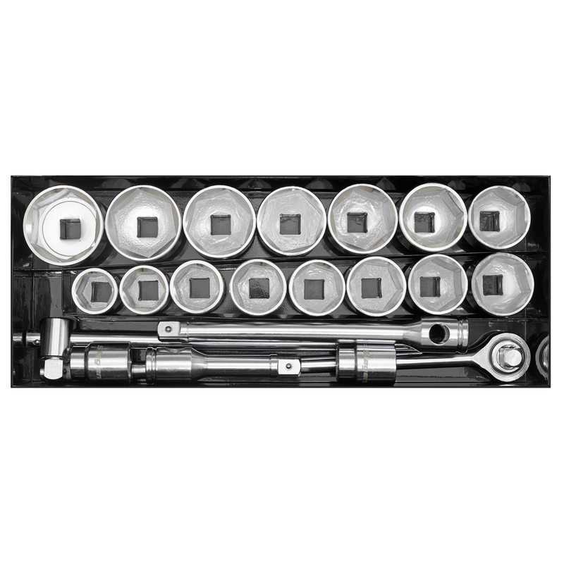 Sealey S0768 21pc 1"Sq Drive Socket Set