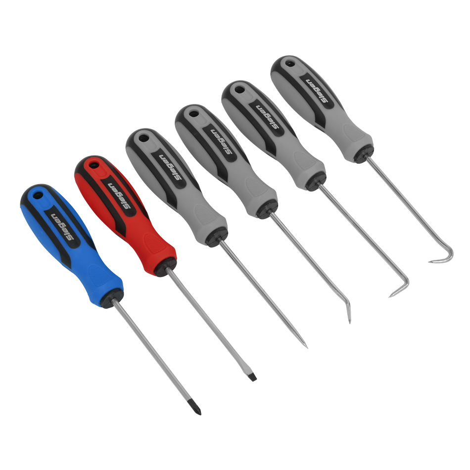 Sealey S0774 6pc Mini Pick & Screwdriver Set