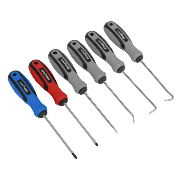 Sealey S0774 6pc Mini Pick & Screwdriver Set