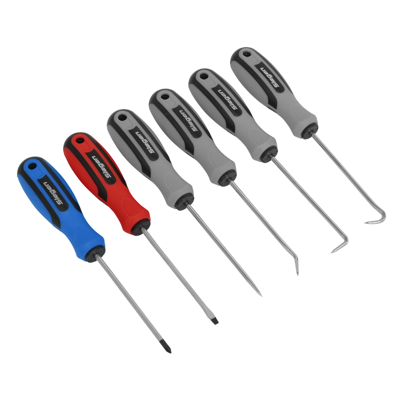 Sealey S0774 6pc Mini Pick & Screwdriver Set