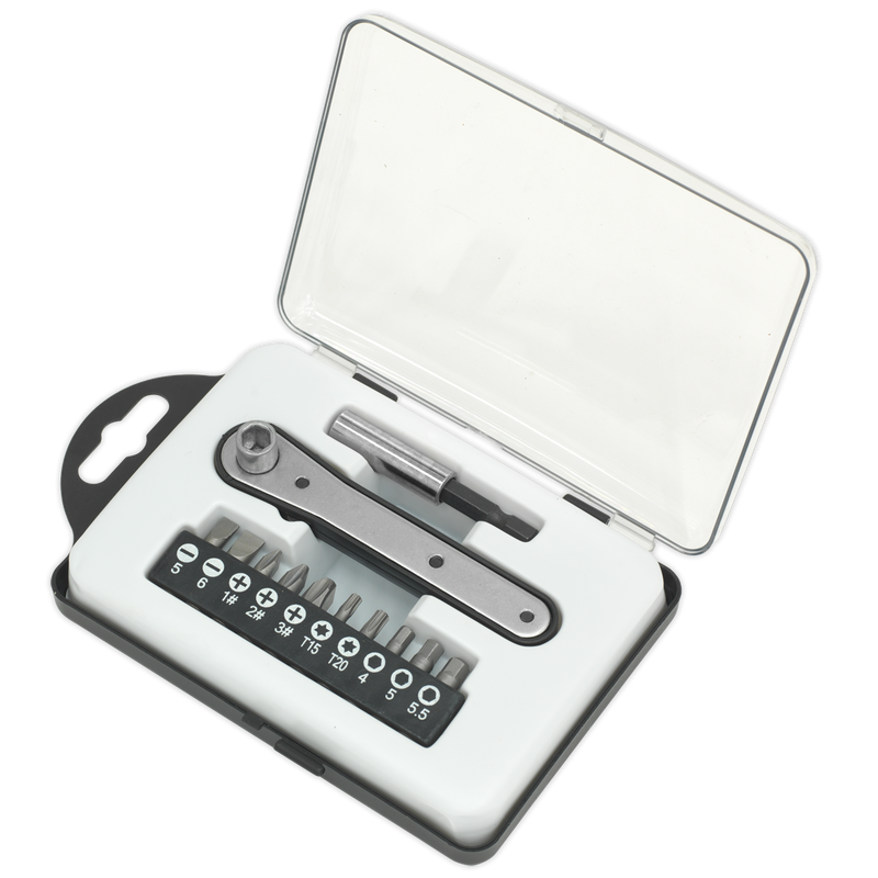 Sealey S0775 12pc Ratchet Driver Bit Set