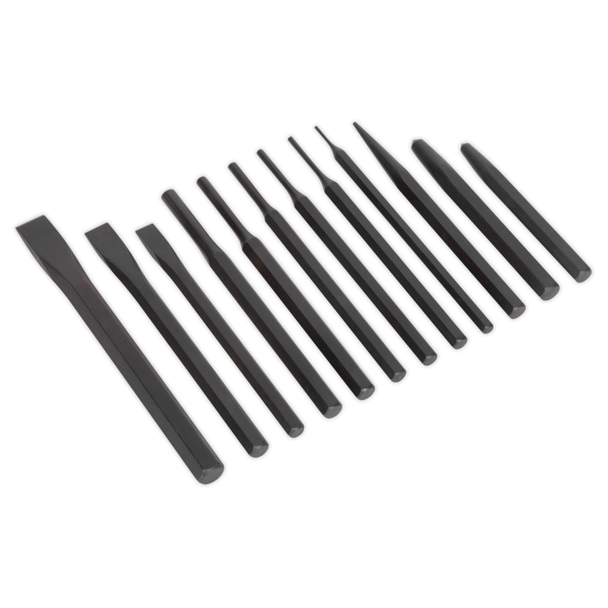 Sealey S0802 12pc Punch & Chisel Set