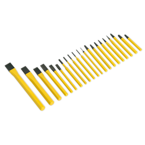 Sealey S0805 21pc Punch & Chisel Set
