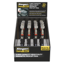 Sealey S0823DB Heavy-Duty Magnetic Pick-Up Tool - 3.6kg Capacity - Display Box of 16