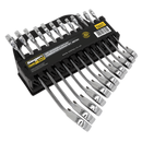 Sealey S0840 12pc Reversible Combination Ratchet Spanner Set